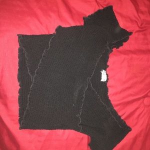 Black crop top
